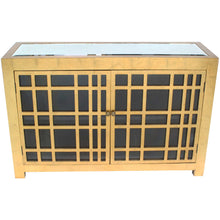 Load image into Gallery viewer, 16 x 48 x 32 Gold Rustic Lattice Wood - Cabinet