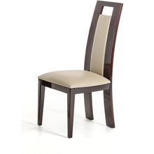 Load image into Gallery viewer, Two 42&quot; Leatherette and Wood Dining Chair