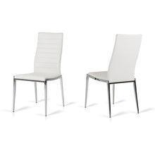 Load image into Gallery viewer, Libby - Modern White Leatherette Dining Chair (Set of 2)