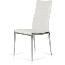 Load image into Gallery viewer, Libby - Modern White Leatherette Dining Chair (Set of 2)