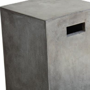 18" Concrete Dining Stool