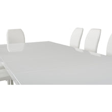 Load image into Gallery viewer, 30&quot; White MDF and Steel Dining Table