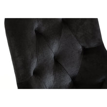 Load image into Gallery viewer, 38&quot; Black Velvet Fabric Dining Chair