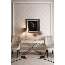 Load image into Gallery viewer, 38&quot; White Velvet Fabric Dining Chair