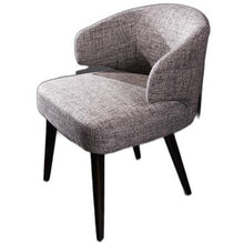 Load image into Gallery viewer, 31&quot; Grey Fabric Dining Chair with Wood Legs