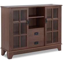 Load image into Gallery viewer, 42&quot; X 12&quot; X 32&quot; Walnut Mdf Cabinet