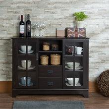 Load image into Gallery viewer, 42&quot; X 12&quot; X 32&quot; Espresso Mdf Cabinet
