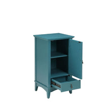 Load image into Gallery viewer, Pop of Color Teal Accent Cabinet