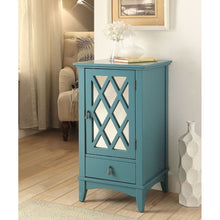 Load image into Gallery viewer, Pop of Color Teal Accent Cabinet