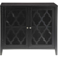 Load image into Gallery viewer, 34&quot; X 15.4&quot; X 30&quot; Black Mdf Cabinet