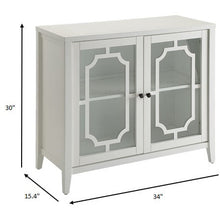 Load image into Gallery viewer, 34&quot; X 15.4&quot; X 30&quot; White Mdf Cabinet