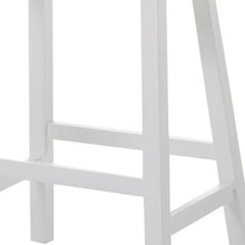 Load image into Gallery viewer, 18&quot; X 16&quot; X 29&quot; White Rubber Wood Bar Stool (Set-2)