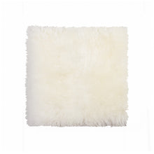 Load image into Gallery viewer, White Natural Sheepskin Chair Seat Cover