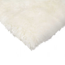 Load image into Gallery viewer, White Natural Sheepskin Chair Seat Cover