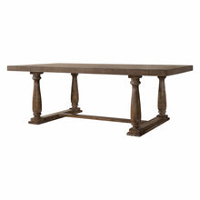 Load image into Gallery viewer, 84&quot; X 42&quot; X 30&quot; Weathered Oak Dining Table