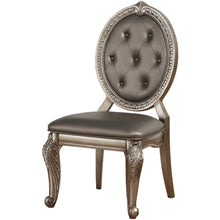 Load image into Gallery viewer, 20&quot; X 24&quot; X 42&quot; 2pc Antique Champagne Side Chair
