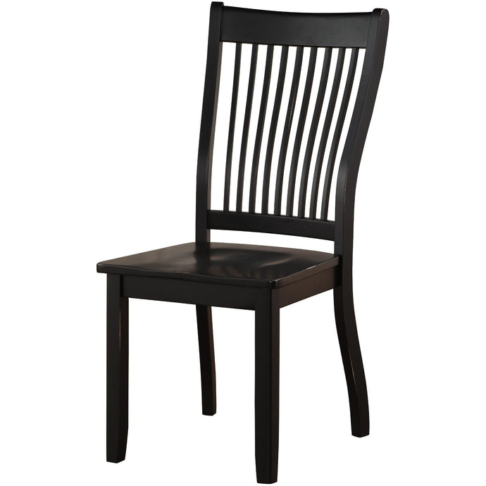 22 x 24 x 39 Black - Side Chair (Set-2)