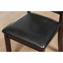 Load image into Gallery viewer, 18&quot; X 22&quot; X 41&quot; 2pc Black And Espresso Side Chair