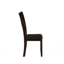 Load image into Gallery viewer, 18&quot; X 22&quot; X 41&quot; 2pc Black And Espresso Side Chair