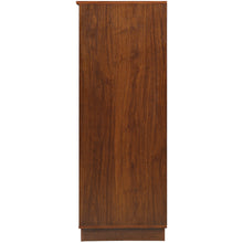 Load image into Gallery viewer, 24&quot; X 20&quot; X 52&quot; Wine Cabinet In Walnut - Mdf