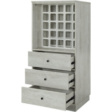 Load image into Gallery viewer, 24&quot; X 20&quot; X 52&quot; Wine Cabinet In Antique White - Mdf