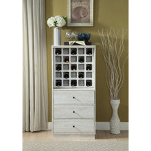 Load image into Gallery viewer, 24&quot; X 20&quot; X 52&quot; Wine Cabinet In Antique White - Mdf