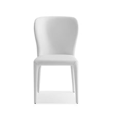 Load image into Gallery viewer, Set of 2 White Faux Leather Dining Chairs