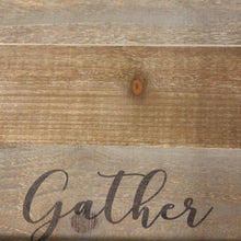 Load image into Gallery viewer, Modern Farmhouse Gather Wood &amp; Metal Tray