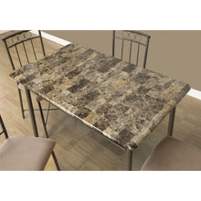 Load image into Gallery viewer, 63.5&quot; x 81&quot; x 101&quot; Cappuccino Microfiber Foam and Mdf 5pcs Dining Set