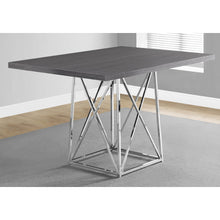Load image into Gallery viewer, 36&quot; x 48&quot; 31&quot; Grey Particle Board ad Chrome Metal Dining Table