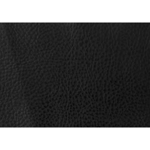 47" x 37" x 63" Black Foam Metal Polyurethane Leather Look Dining Chairs 2pcs