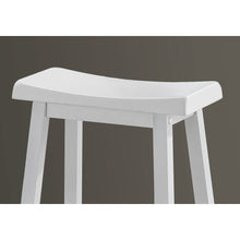 Load image into Gallery viewer, 27.5&quot; x 35&quot; x 48&quot; White Solid Wood Mdf Barstool