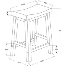 Load image into Gallery viewer, 27.5&quot; x 35&quot; x 48&quot; White Solid Wood Mdf Barstool