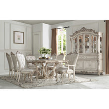 Load image into Gallery viewer, 44&quot; X 102&quot; X 30&quot; Antique White Wood Dining Table wPedestal