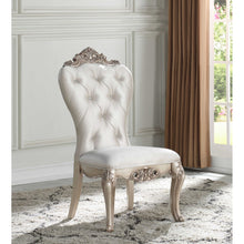 Load image into Gallery viewer, Set of 2 Antique White and Cream Voguish Dining Chair