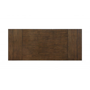 42" X 96" X 30" Dark Oak Wood Dining Table