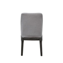 Load image into Gallery viewer, 23&quot; X 21&quot; X 39&quot; Light Gray Linen Upholstered Seat and Oak Wood Side Chair