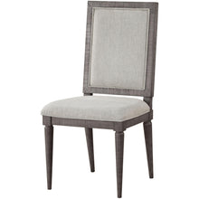 Load image into Gallery viewer, 18&quot; X 21&quot; X 41&quot; Fabric Salvaged Natural Wood Upholstered Seat Side Chair Set2