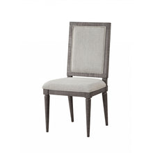 Load image into Gallery viewer, 18&quot; X 21&quot; X 41&quot; Fabric Salvaged Natural Wood Upholstered Seat Side Chair Set2