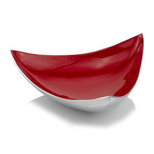 Load image into Gallery viewer, 14&quot; x 14&quot; Buffed and Poppy Red Trigon Tray