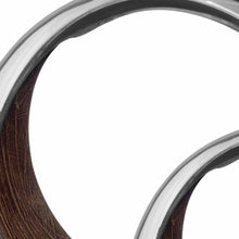 Load image into Gallery viewer, Buffed and Brown Bronze Two Tone Ring Threads Large Bowl