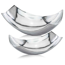 Load image into Gallery viewer, Silver Buffed Small Scoop Bowl