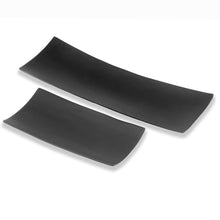 Load image into Gallery viewer, 6&quot; x 18&quot; x 2&quot; Black Long Trays Set of 2