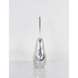 Delicious Hammered Finish Pear Statue