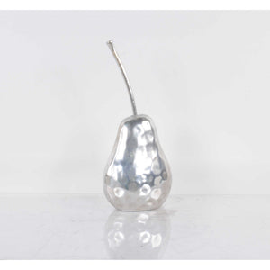 Delicious Hammered Finish Pear Statue