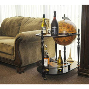 20" x 32" x 36" Red Globe Drink Trolley