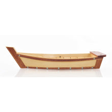 Load image into Gallery viewer, 6.25&quot; x 16.75&quot; x 3.37&quot; Small Wooden Sushi Boat Serving Tray