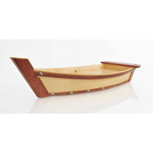 Load image into Gallery viewer, 6.25&quot; x 16.75&quot; x 3.37&quot; Small Wooden Sushi Boat Serving Tray