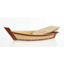 Load image into Gallery viewer, 6.25&quot; x 16.75&quot; x 3.37&quot; Small Wooden Sushi Boat Serving Tray