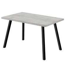 Load image into Gallery viewer, 60&quot; X 36&quot; X 31 &quot; Grey Black Metal Dining Table